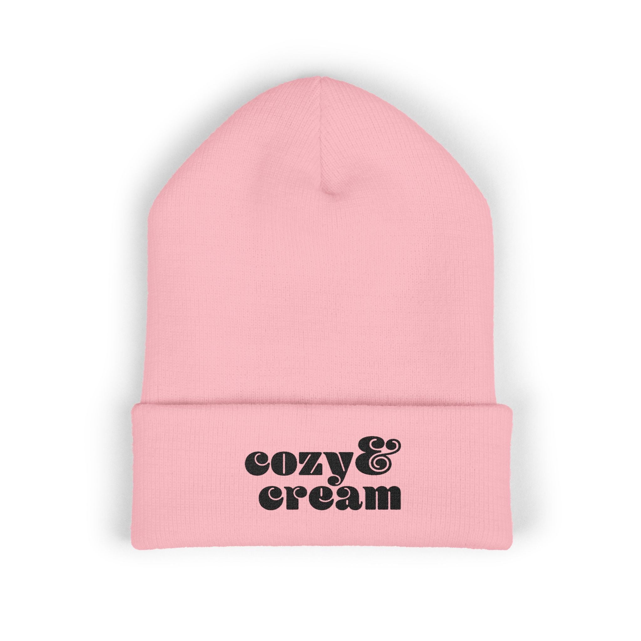 Cozy & Cream Classic Beanie (Pink)