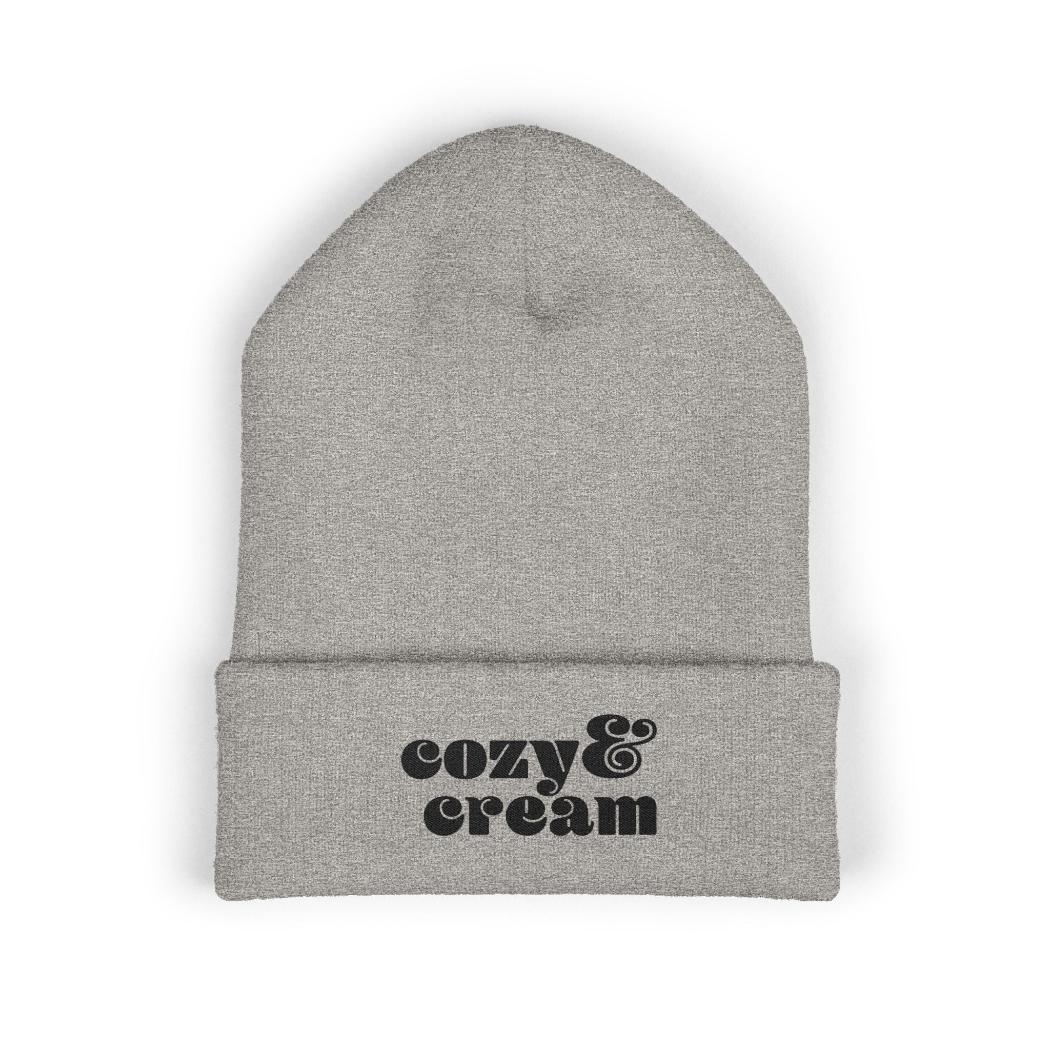 Cozy & Cream Classic Beanie (Gray)